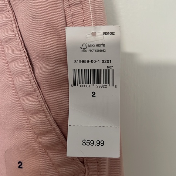 Gap blush pink girlfriend khaki straight-leg chino - Picture 2 of 5